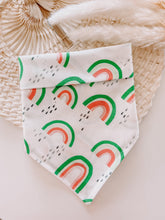 Load image into Gallery viewer, The Watermelon Skies Snap-On Bandana
